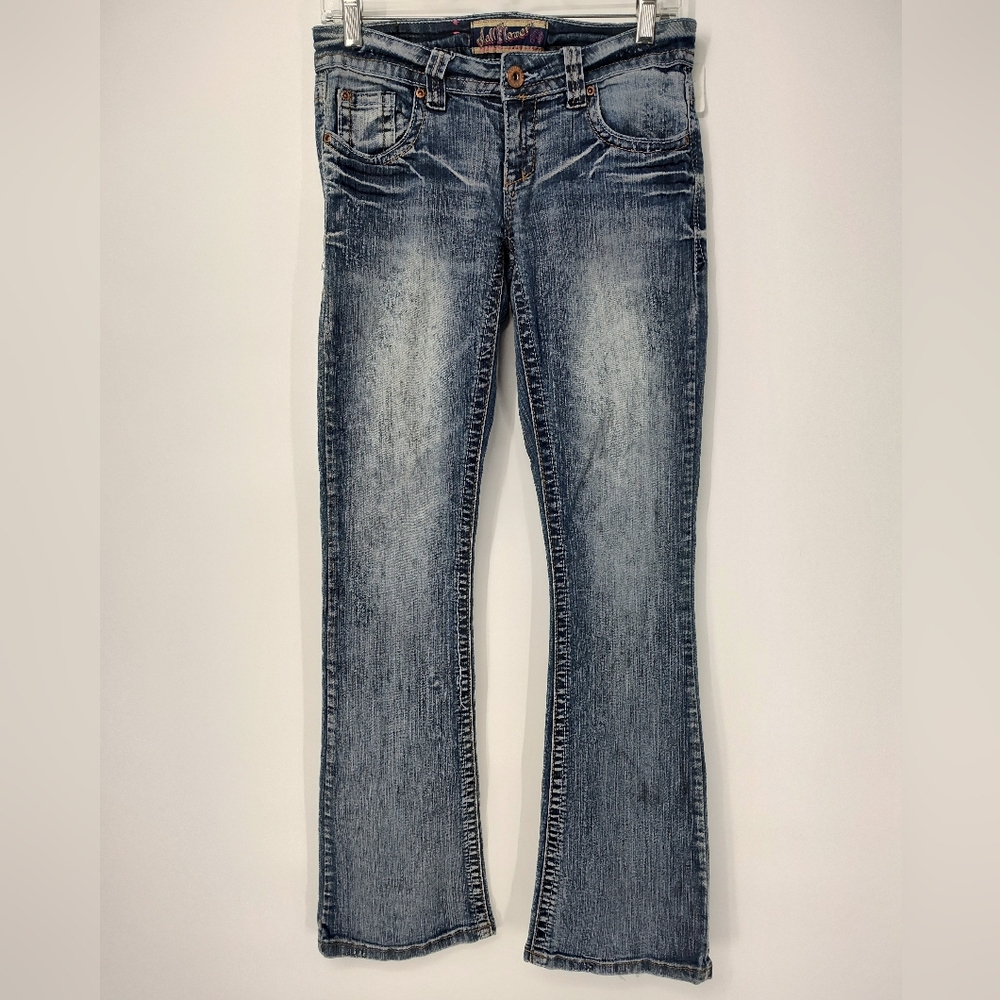 Wallflower Classic Blue Boot Cut Jeans Women's 3